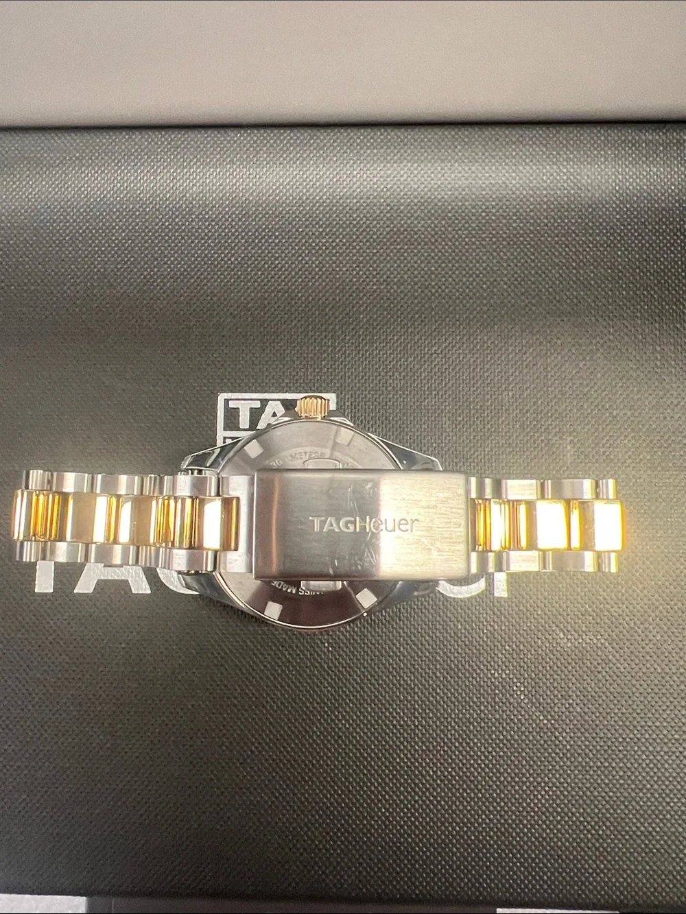 Tag Heuer Ladies Aquaracer SS and Gold w/Diamond markers - WBD1322.BB0320